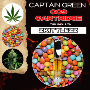 CC9 Cartridge Zkittlezz 99% - 1ml, bez CBD