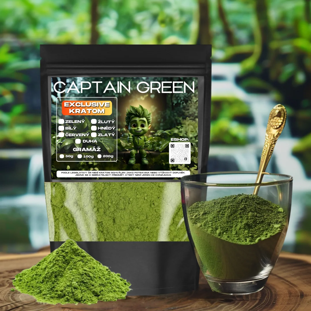 Captain Green Kratom | Nejprodávanější kratom skladem