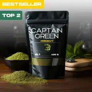 bílý kratom premium captain green