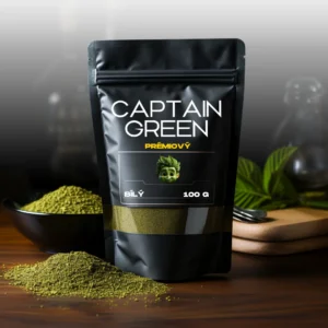 bílý kratom premium captain green