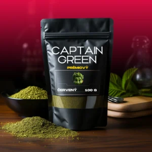 červený kratom premium captain green