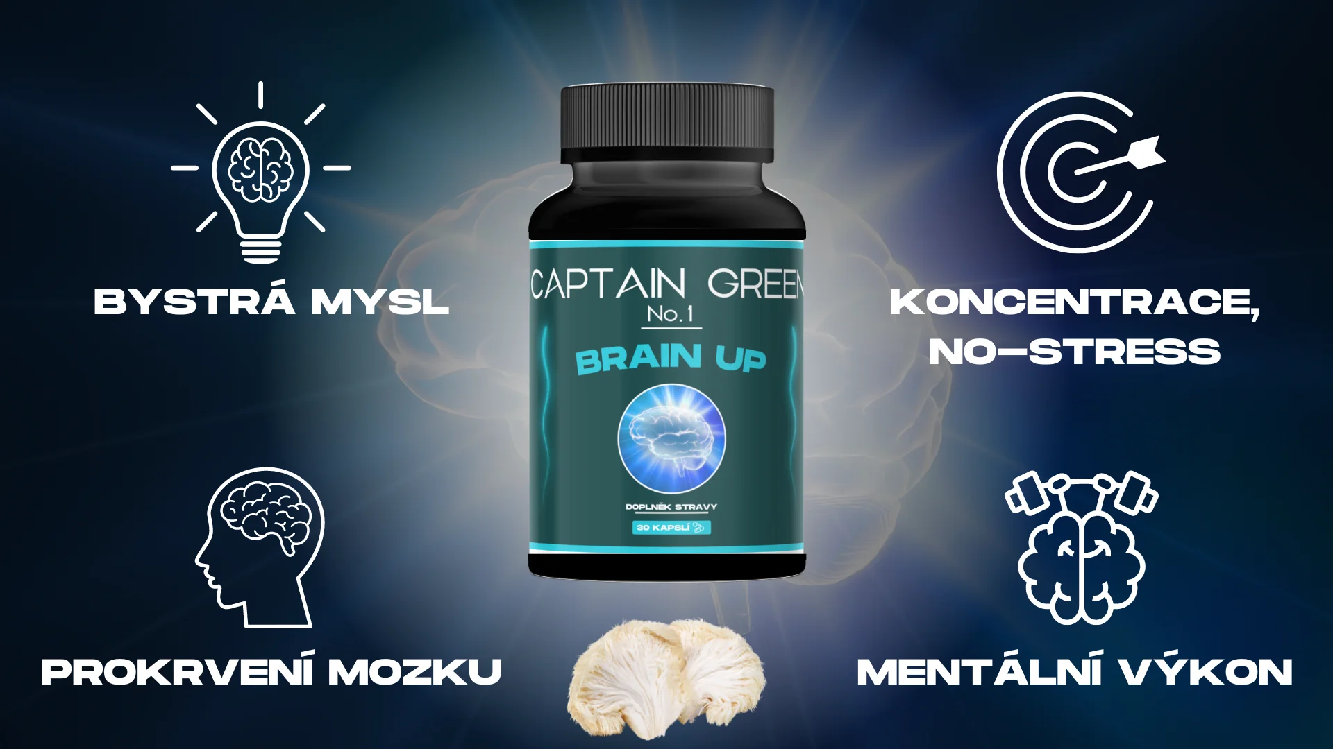 brain up lepsi koncentrace, mysleni a pamet