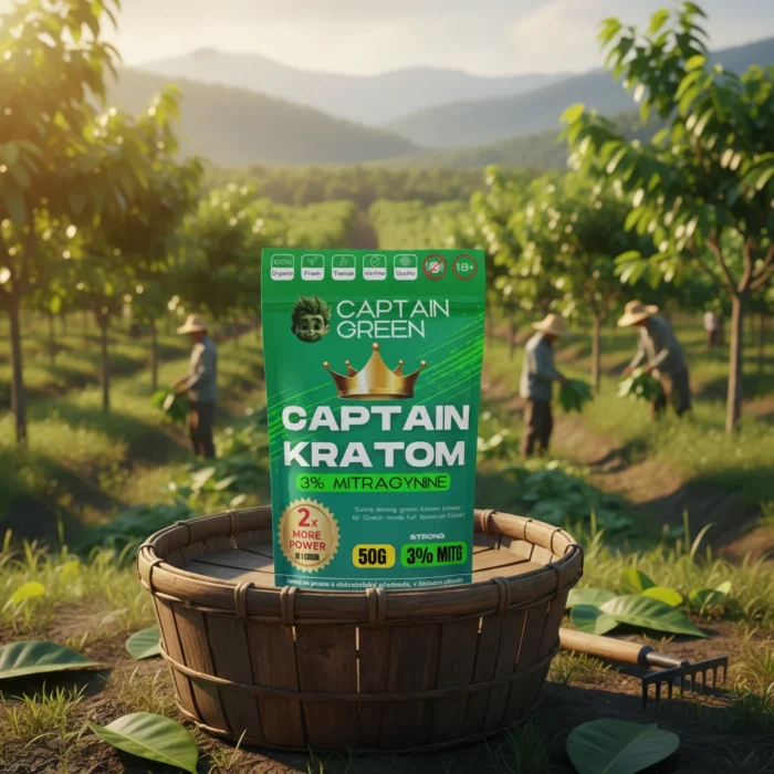 3% MIT Captain Kratom, 3% Mitragynine