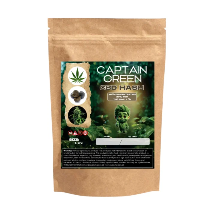 CBD Hašiš 40% koncentrace, 20% CBD