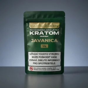 Javanica kratom prášek 50 g, Mitragyna speciosa, licencovaný prodej Captain Green Javanica kratom prášek 50 g, Mitragyna speciosa, licencovaný prodej Captain Green