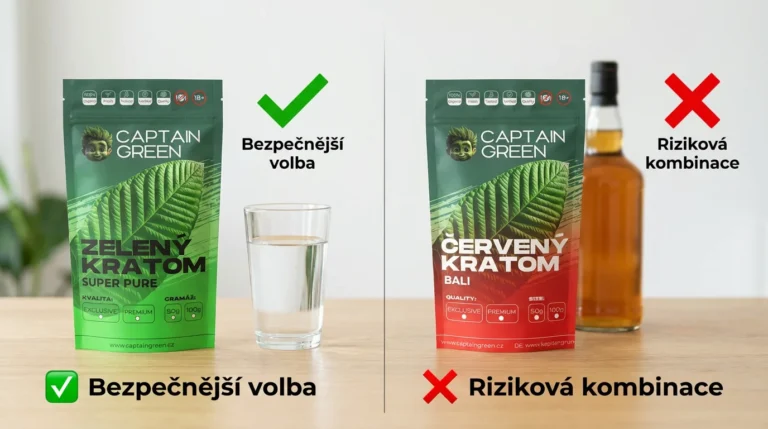 Kratom a jiné látky – bezpečnější a rizikové kombinace