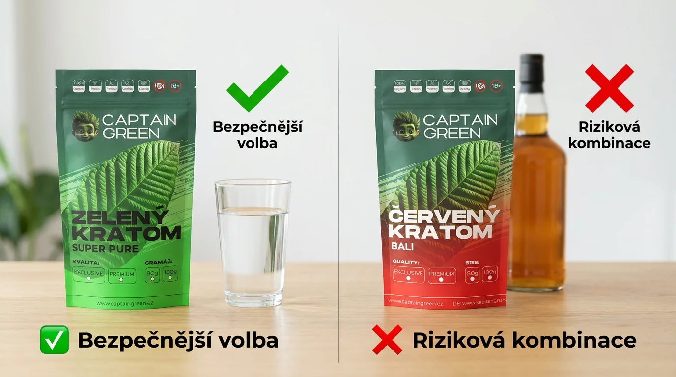 Kratom a jiné látky – bezpečnější a rizikové kombinace