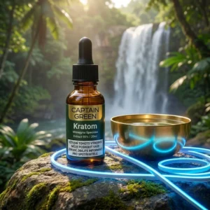 Kratom tekutý extrakt 10 ml Original, Mitragyna speciosa, licencovaný prodej Captain Green