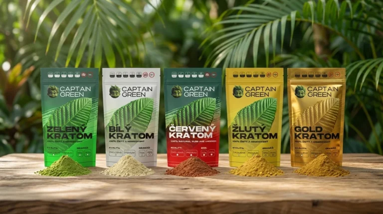 Nejlepší kratom 2026 – přehled hlavních druhů Captain Green