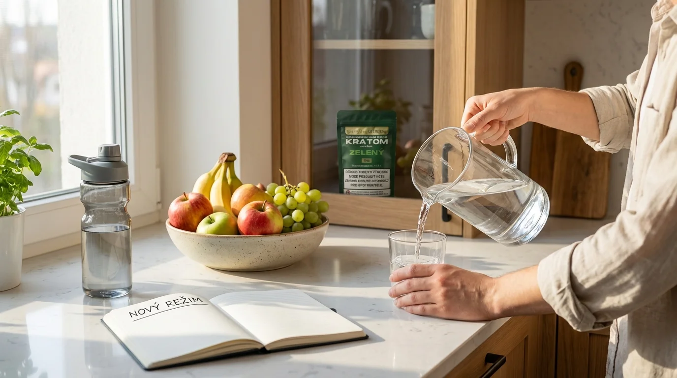 Nový režim a zdravější návyky jako podpora při odvykání kratomu