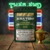 Thailand Green Kratom Prášek 50g – zelený kratom prášek 50 g, naměřený mitragynin 1,50 %, laboratorně testovaná šarže, licencovaný prodejce Captain Green