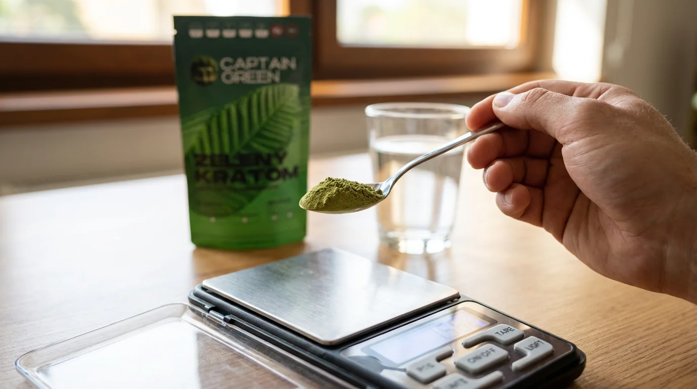 Začátečník s kratomem začíná s nízkou dávkou