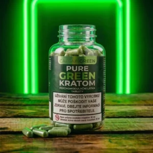 Zelený kratom Green Pure kapsle 50 ks po 0,5 g, licencovaný prodej Captain Green Zelený kratom Green Pure kapsle 50 ks po 0,5 g, licencovaný prodej Captain Green