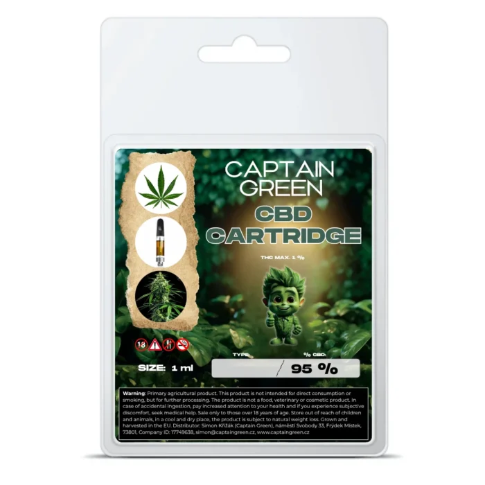 cbd cartridge 95% cbd blister