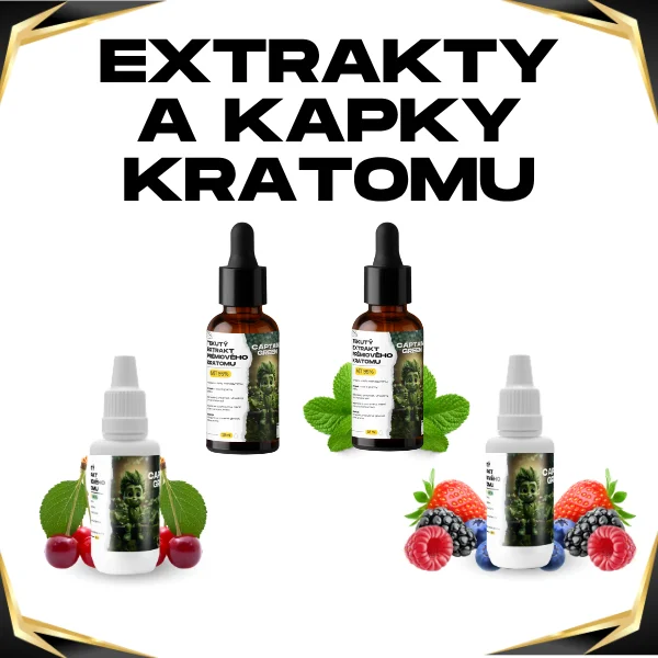 kratom extrakt a kratom kapky