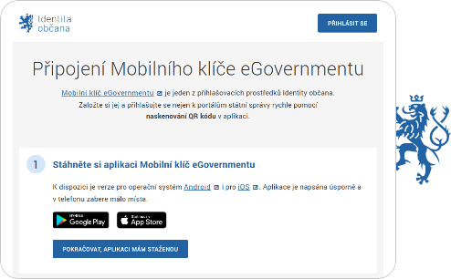 Pokračovat, aplikaci mám staženou